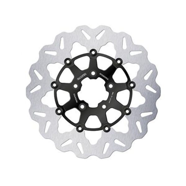 Galfer brake rotor. Wave. Floating. Black/Bright. 300x5mm