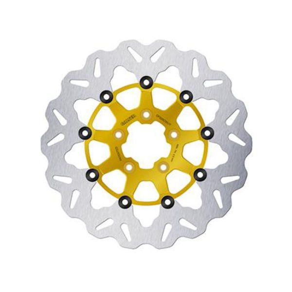 Galfer brake rotor. Wave. Floating. Gold. 300x5mm