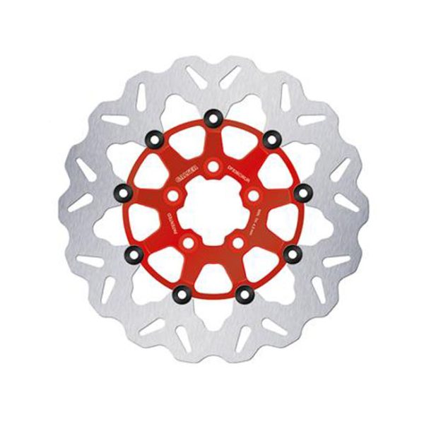 Galfer brake rotor. Wave. Floating. Red. 300x5mm