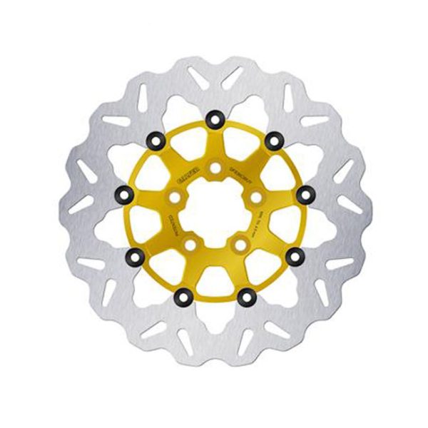 Galfer brake rotor. Wave. Floating. Gold. 300x5mm