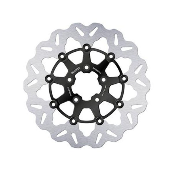 Galfer brake rotor. Wave. Floating. Black/Bright. 292x5mm