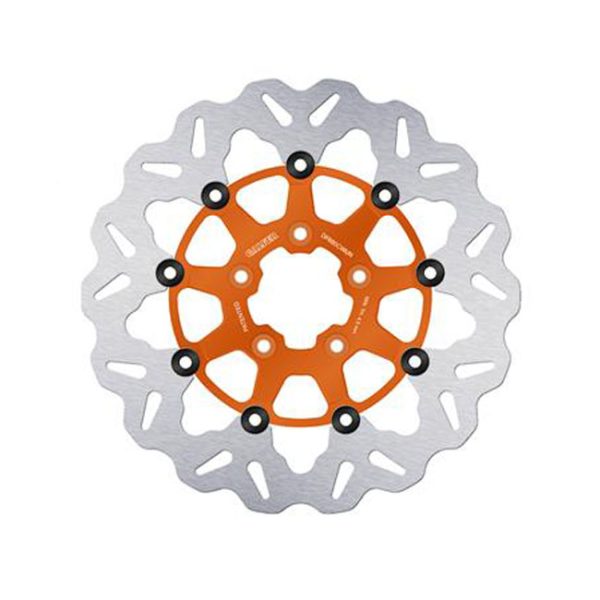 Galfer brake rotor. Wave. Floating. Orange. 292x5mm